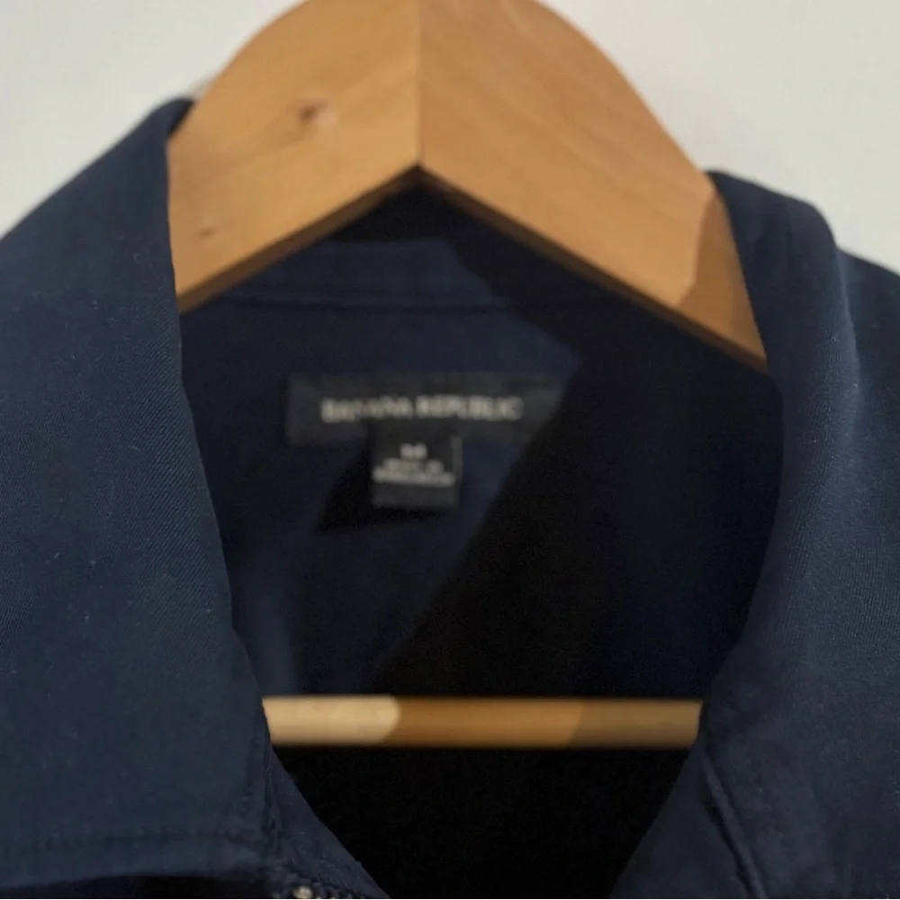 Banana Republic Men’s Rapid Movement Shirt Jacket Navy Medium